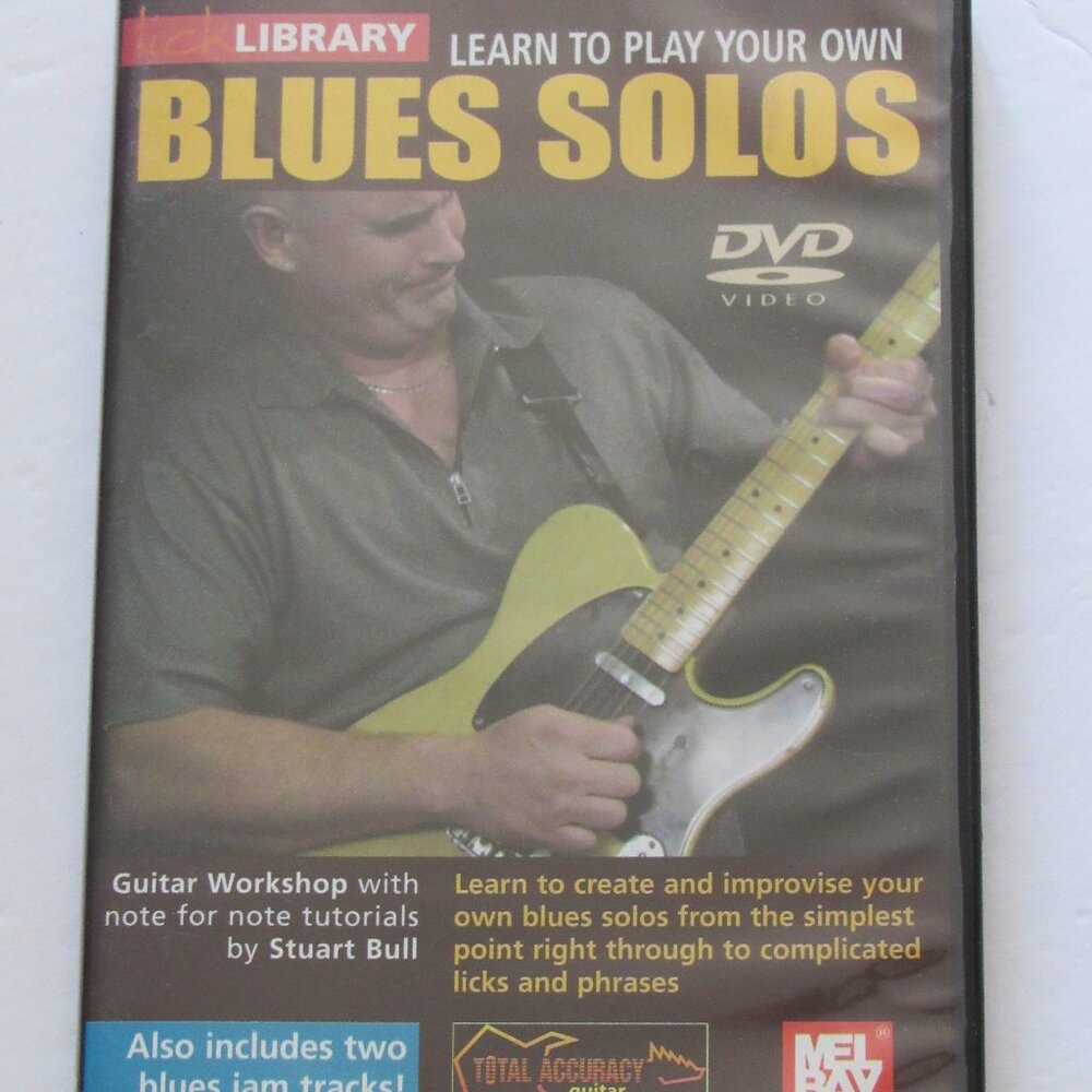 Play Your Own Blues Solos DVD 2 CD Roms Song Express Blues Guitar Lot of 2